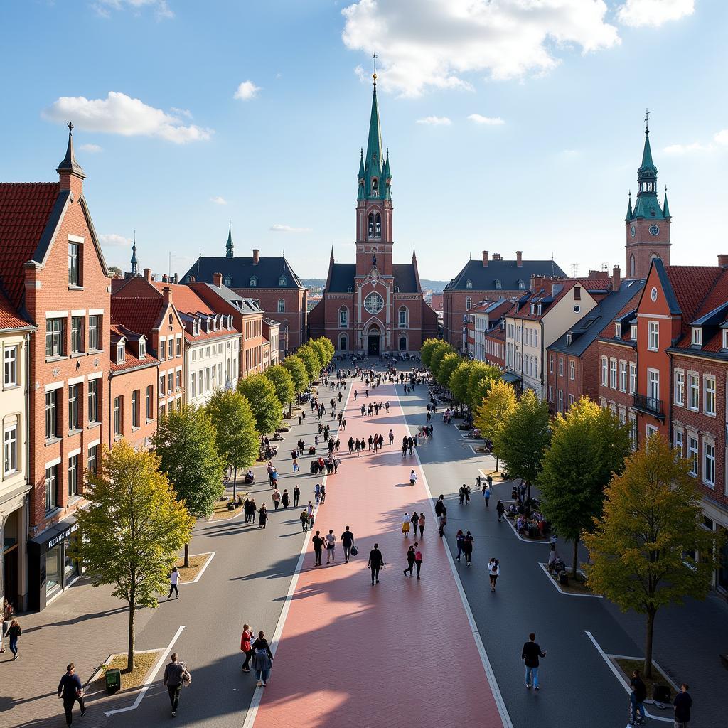 Exploring Aarhus City Center After Arriving at AAR Airport