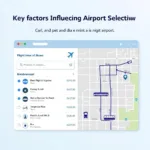 Factors to Consider When Choosing an Airport: Flight Availability, Cost, and Ground Transportation