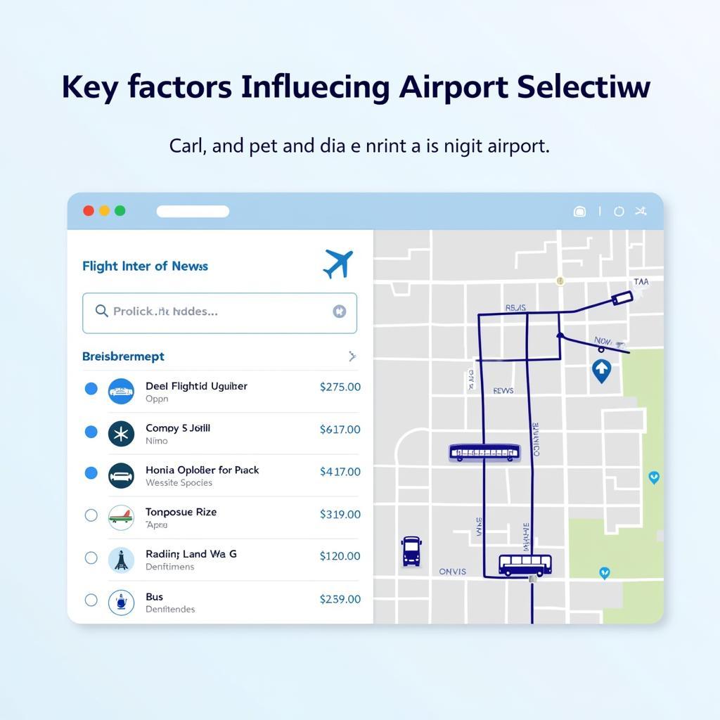 Factors to Consider When Choosing an Airport: Flight Availability, Cost, and Ground Transportation