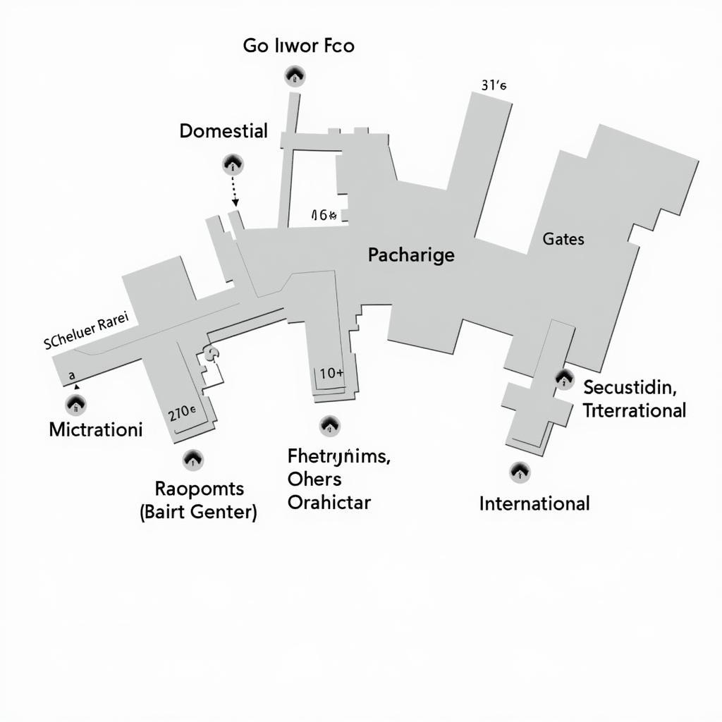 FCO Airport Terminal Map