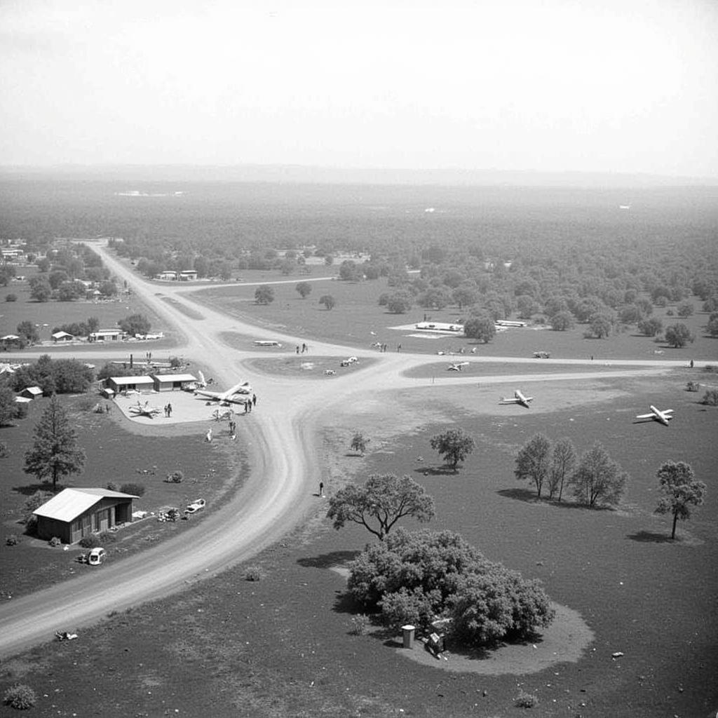 First Airport in Karnataka: A Historical Photograph