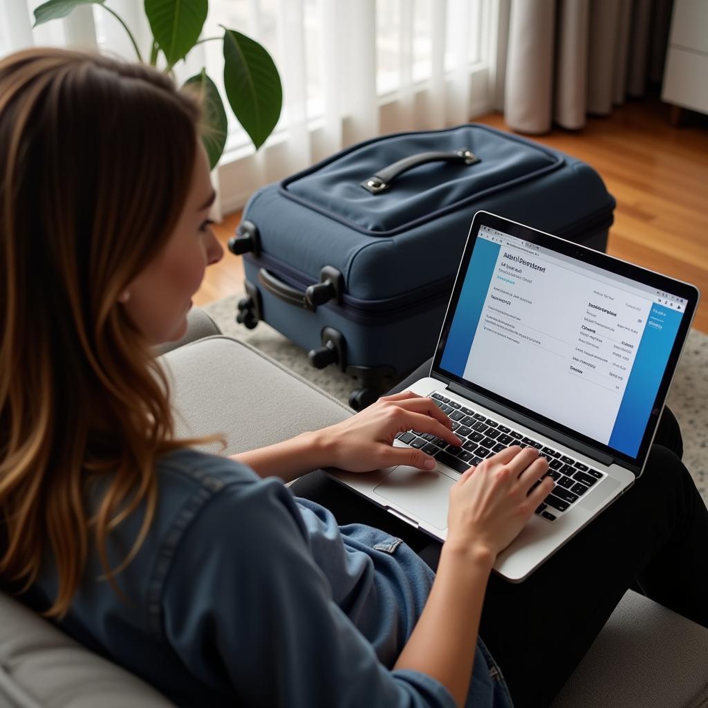 Checking in Online for Your First Airport Experience