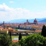 Florence Cityscape Beyond the Airport