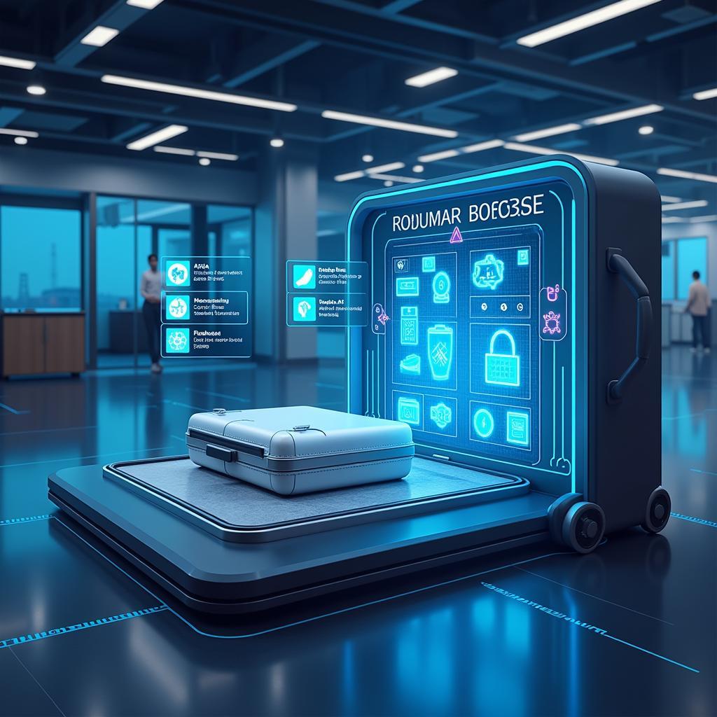 Future Airport Baggage Scanner AI-Powered