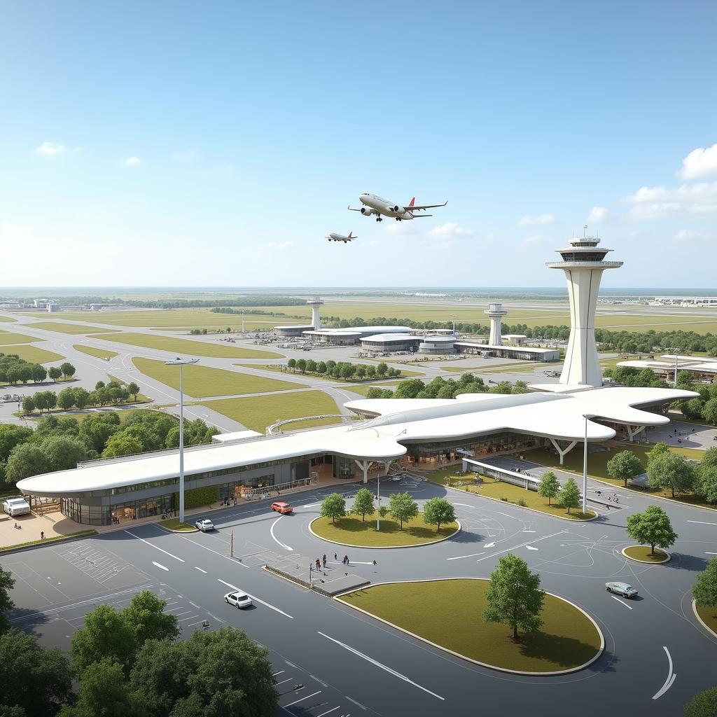 Artist's Rendition of the Proposed Amaravati Airport