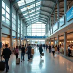 Gatwick Airport Interior Terminal View