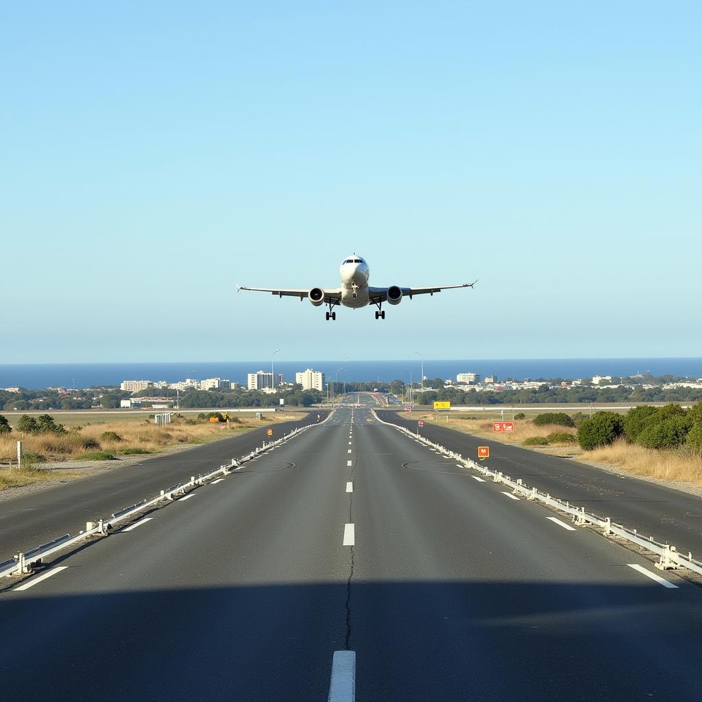 Gibraltar Airport Runway Crossing Road