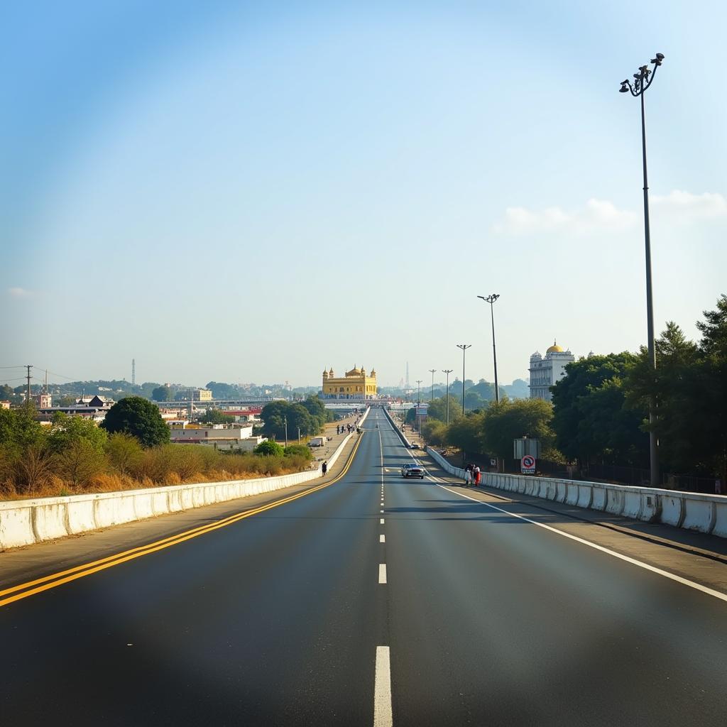 Golden Temple View from Airport Road