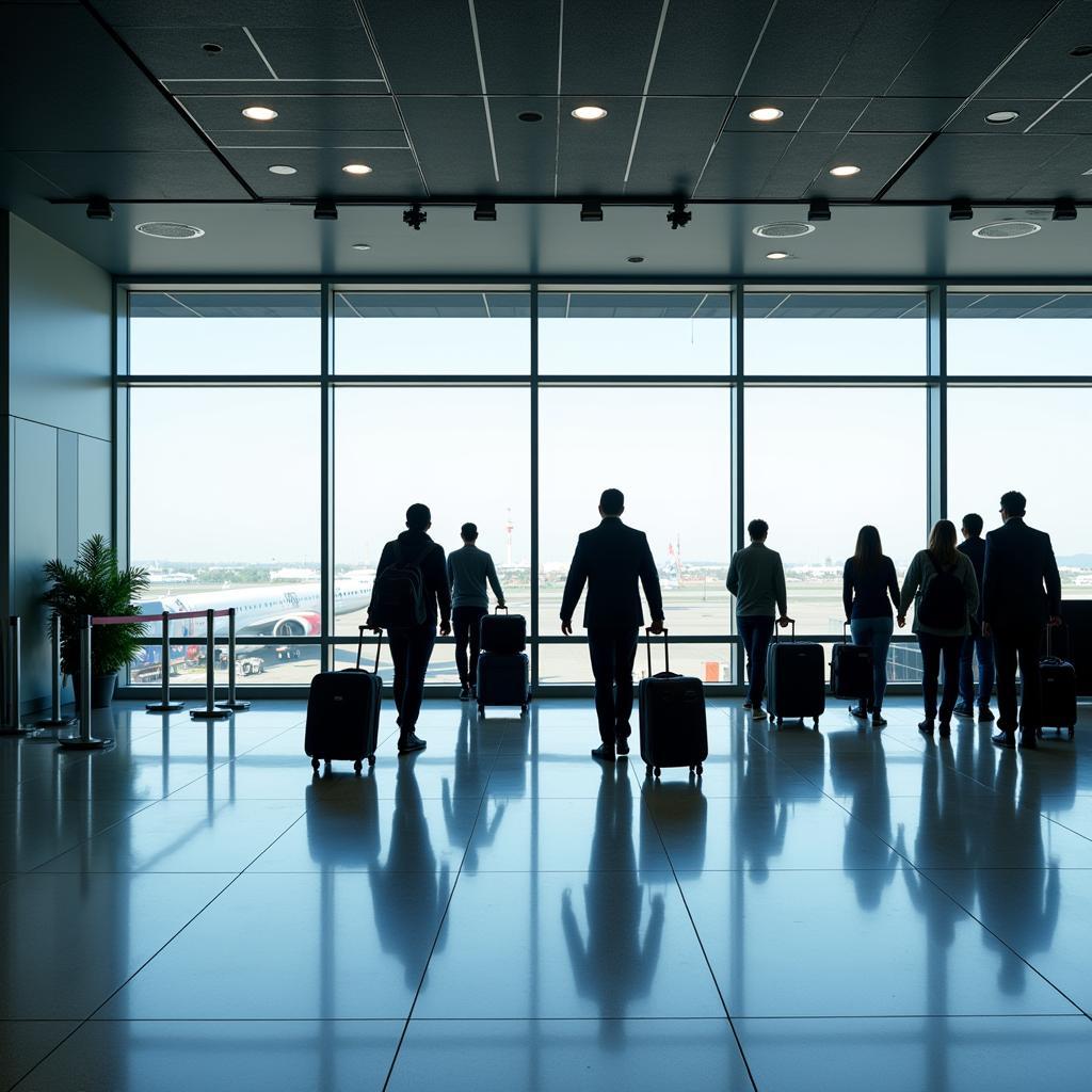 Passengers Arriving at Goma International Airport