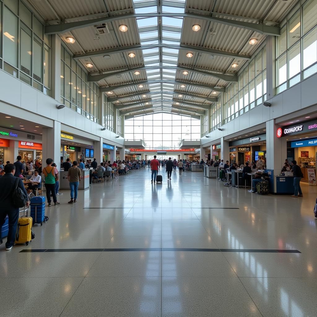 Interior view of Guwahati Airport