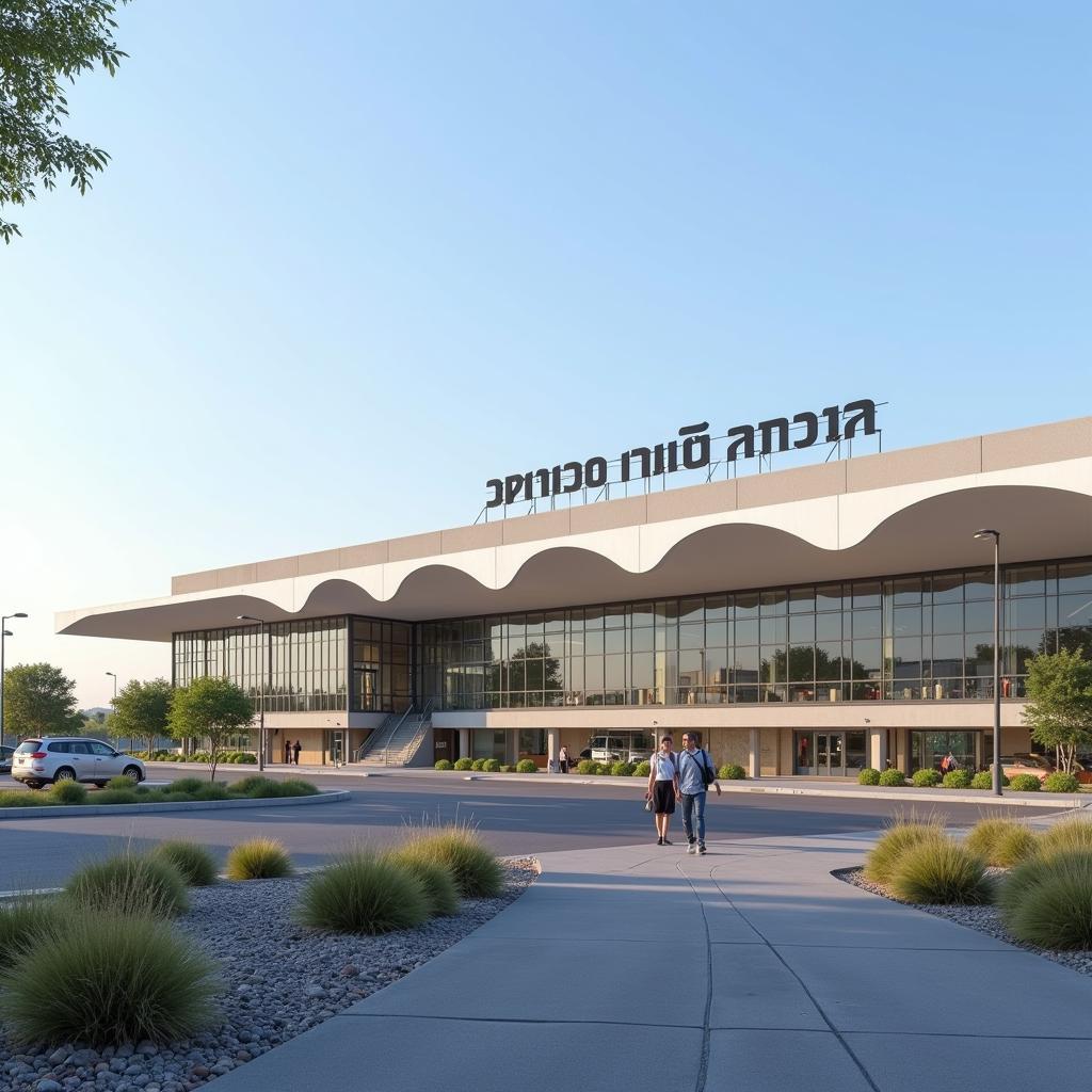 Haifa Airport Terminal Exterior View