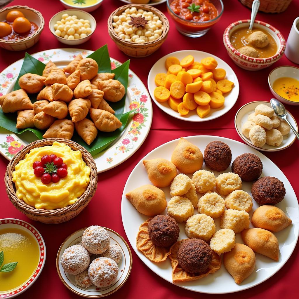 Display of various Haldiram snacks and sweets at the Mumbai Airport outlet.