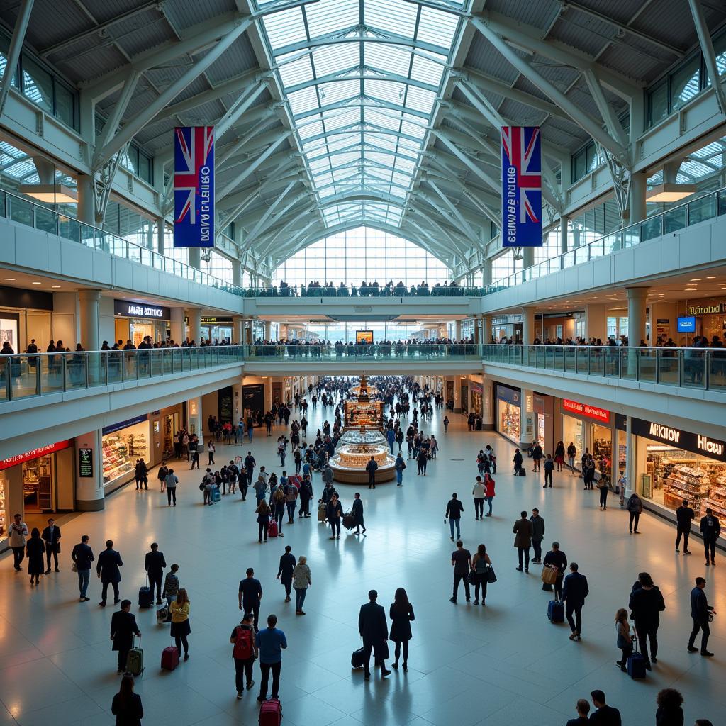 Heathrow Airport Terminal View