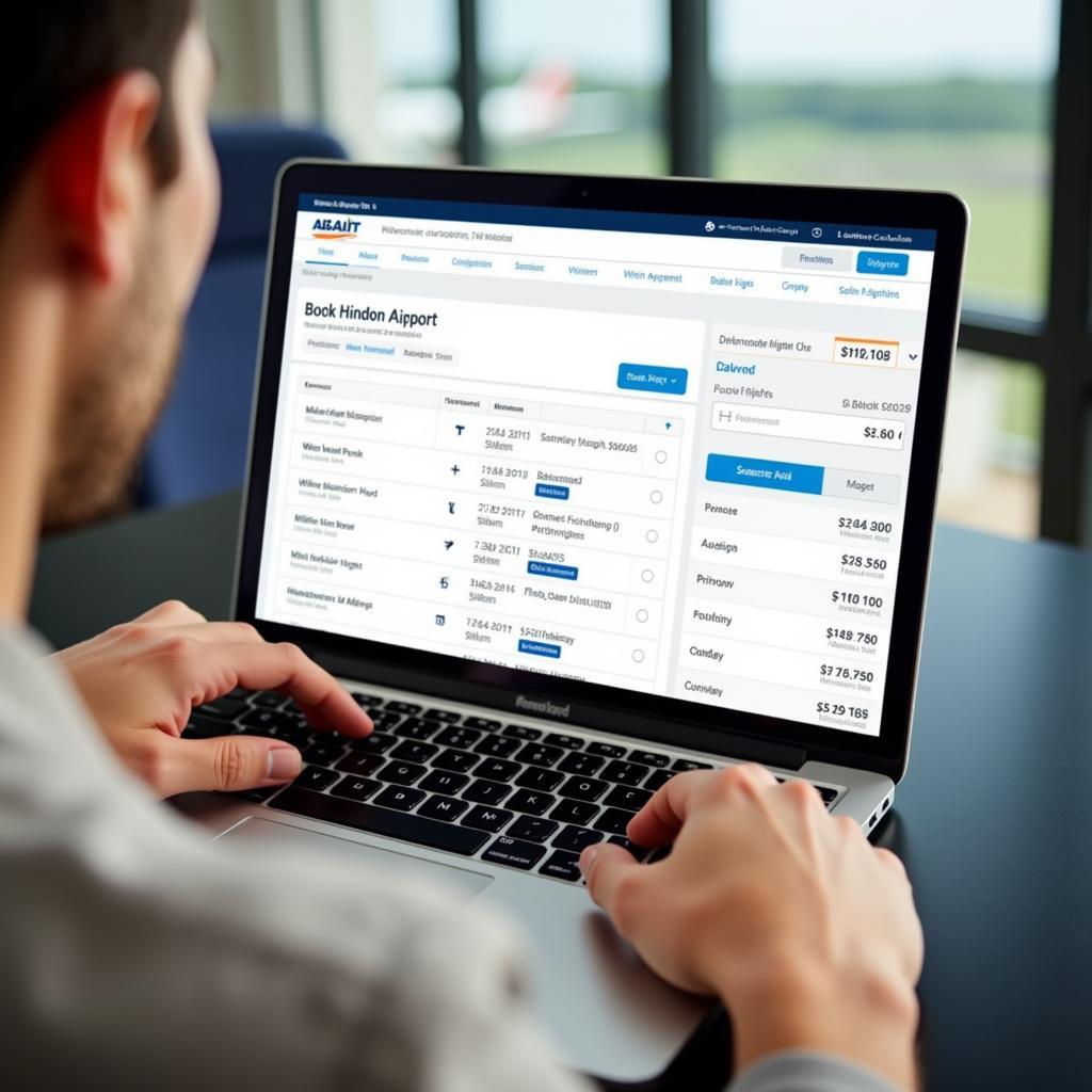 Hindon Airport Online Booking Process