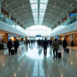 Hong Kong Airport Terminal Interior