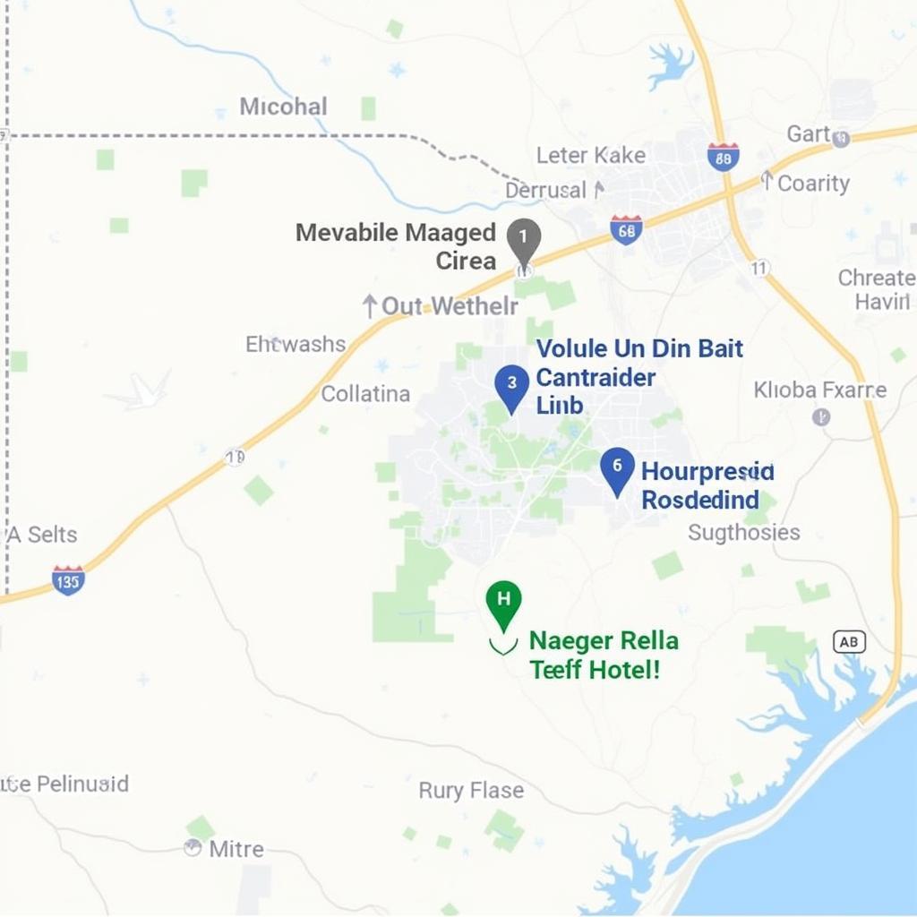 Hotels Near Bush Airport Houston Map