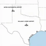 Houston Texas Airport Codes IAH and HOU