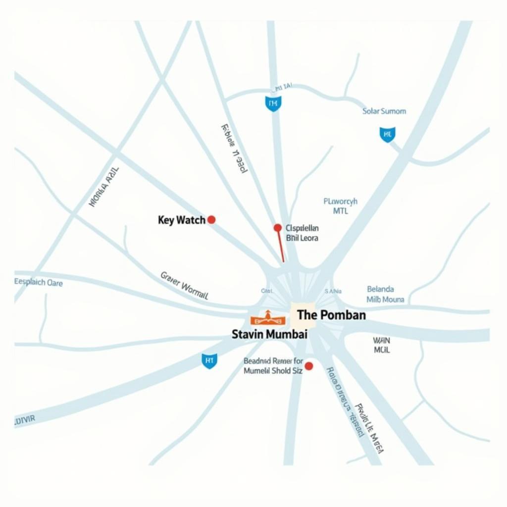 Hyatt Mumbai Airport Location Map Showing Proximity to Terminals and City Center