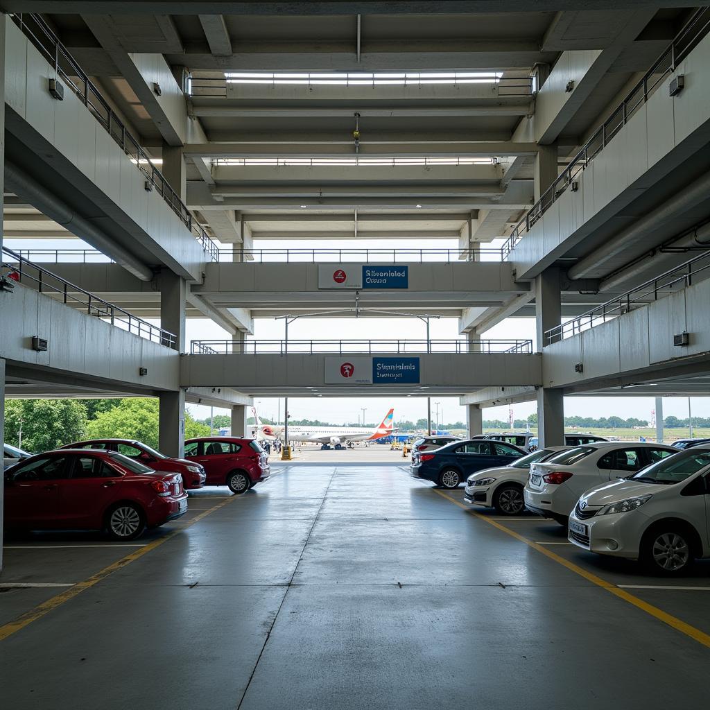 Hyderabad Airport Parking Garage