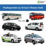 Various Transportation Options from Hyderabad Airport