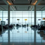 Modern Terminal at an Indian Airport