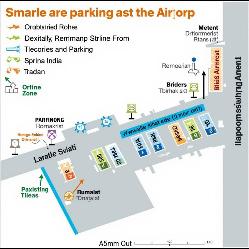 Indore Airport Parking Map - Navigating the Parking Area