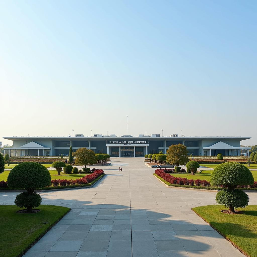 Indore Airport Terminal Exterior