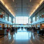 Inside Tirupati Airport Terminal