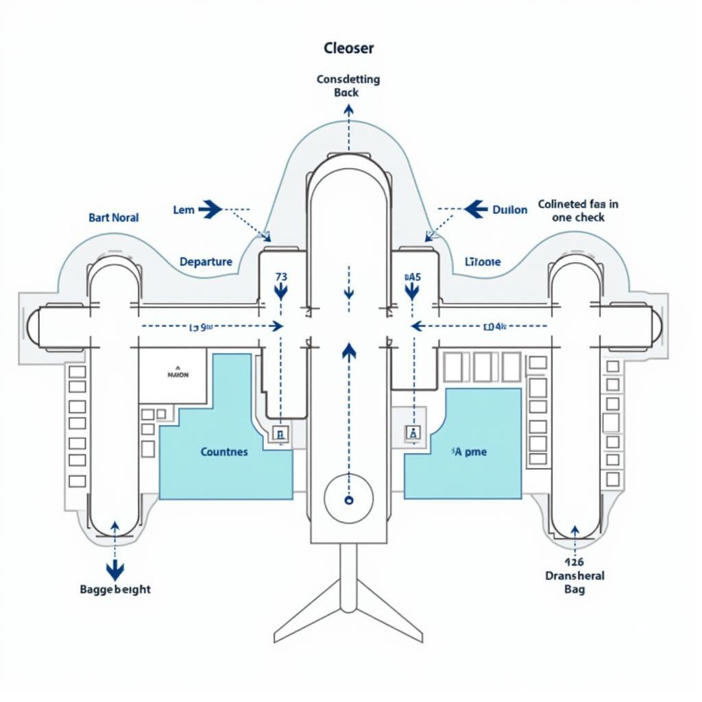 International Airport Terminal 3 Layout Example