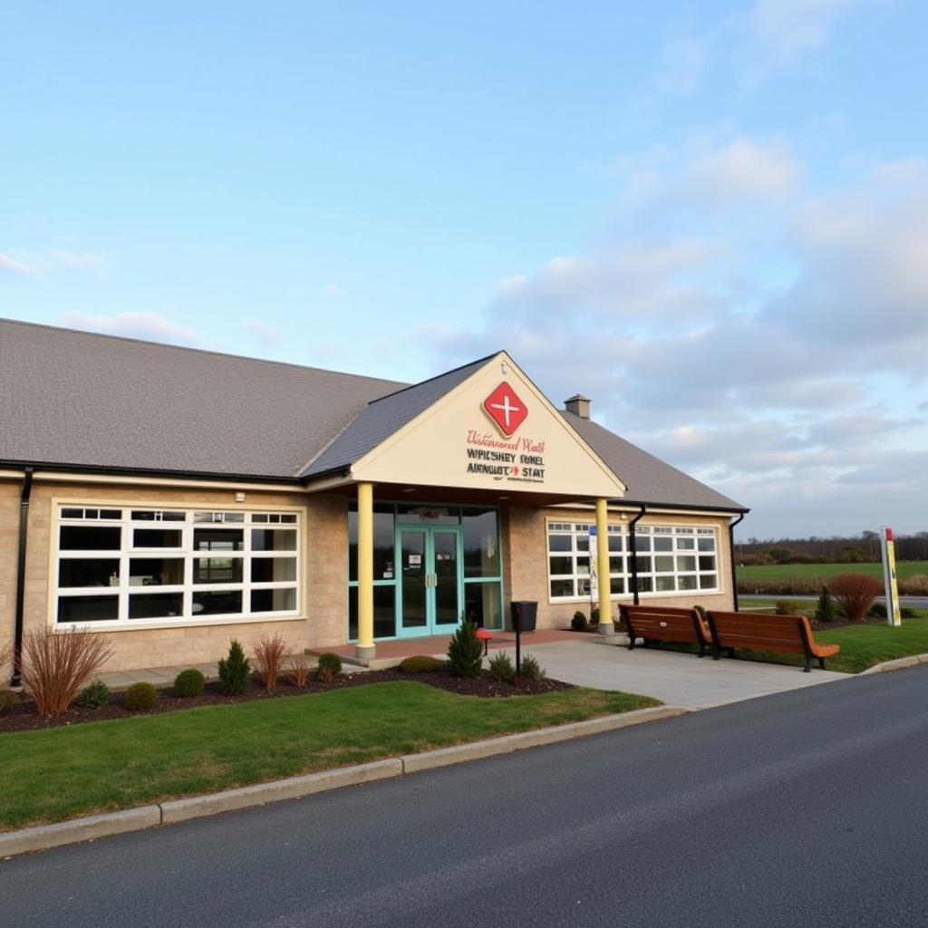 Modern Terminal Building at Ireland West Airport Knock