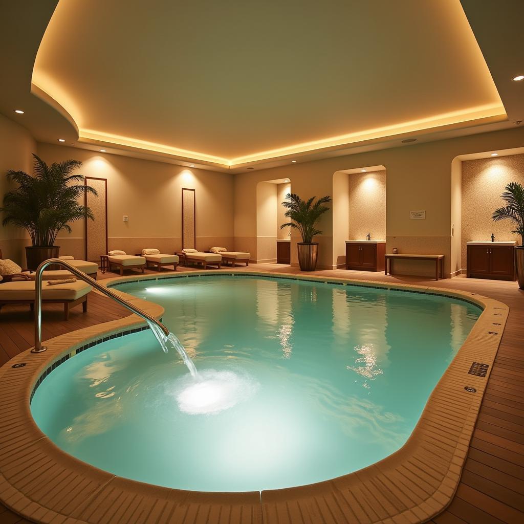 Relaxing spa within a 5-star hotel at Istanbul Airport