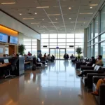 Jaipur Airport Interior Departure Lounge