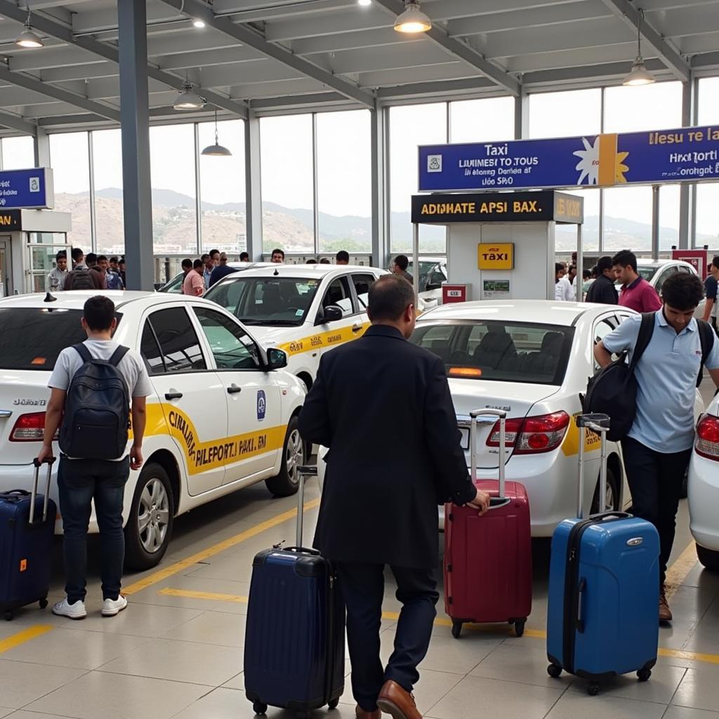 Jaipur Airport Taxi Pickup Zone