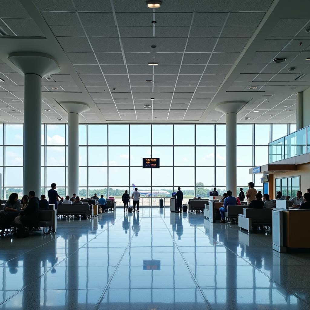 Inside Jalgaon Airport