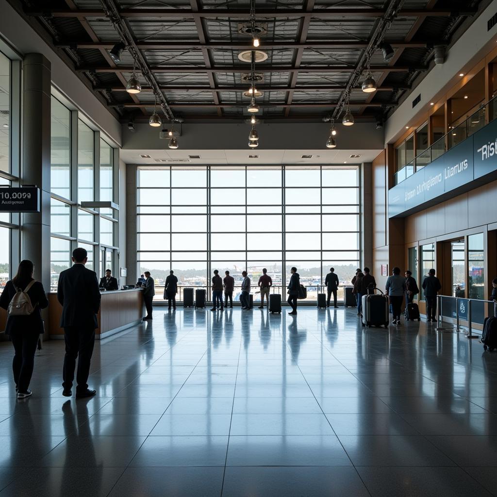 Jammu Airport Arrivals Hall