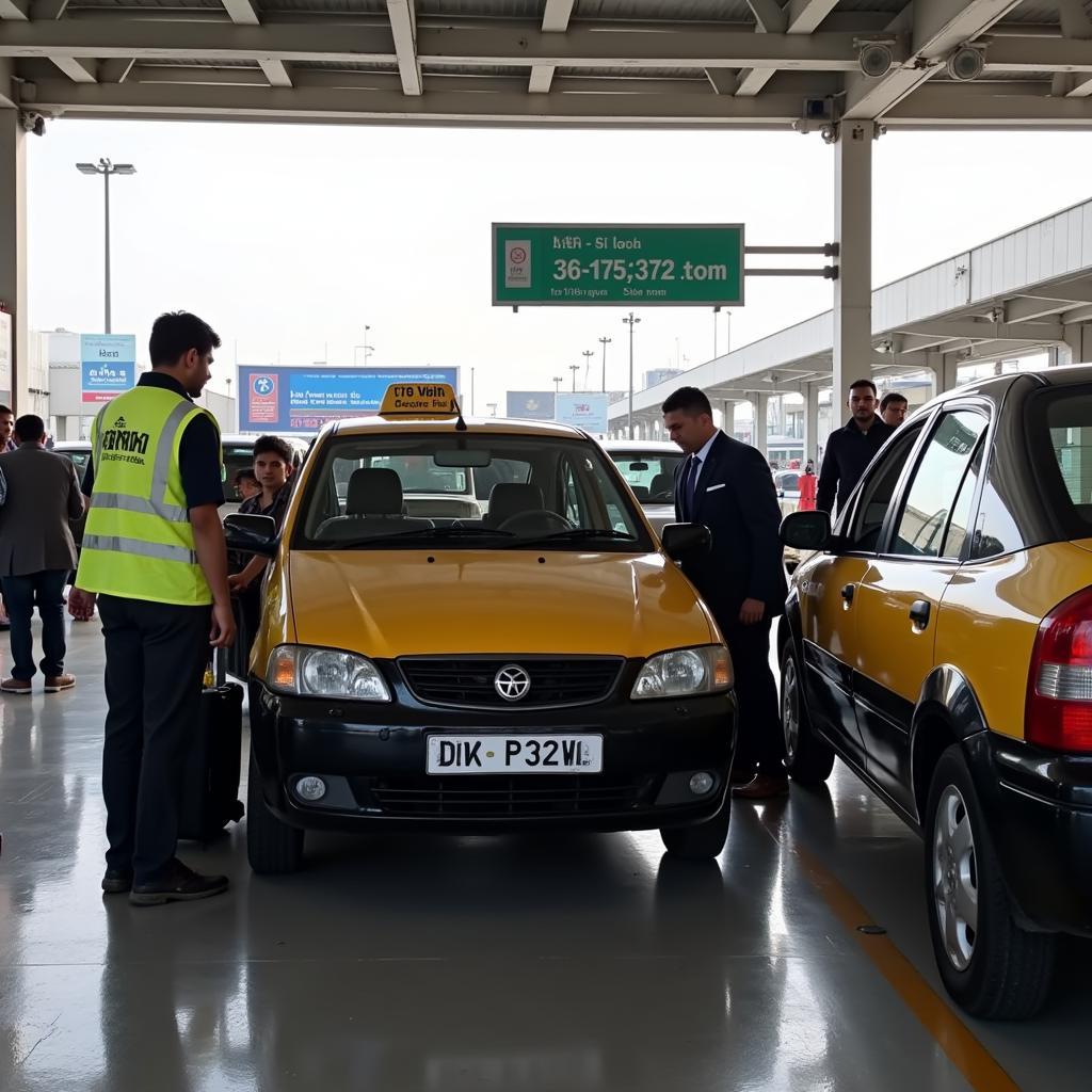 Prepaid taxi stand at Jammu Airport