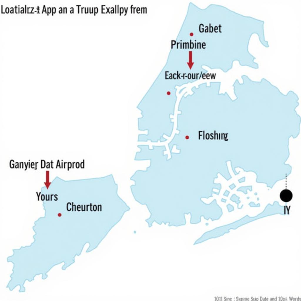 JFK Airport Terminal Map and Transportation Signage