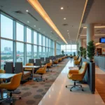 Jinnah International Airport: Modern Passenger Lounge and Amenities