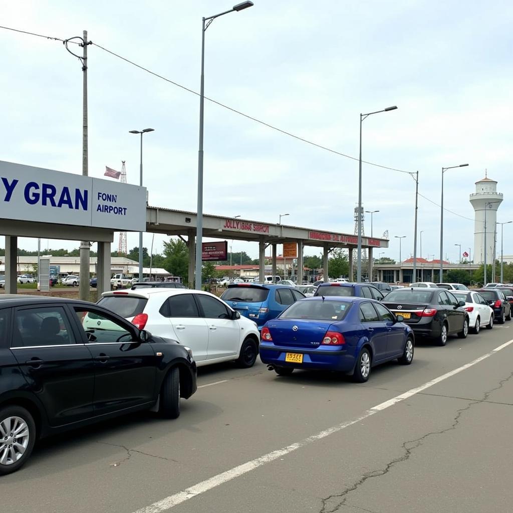 Taxi service at Jolly Grant Airport