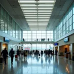 Modern terminal building at Jorge Chávez International Airport