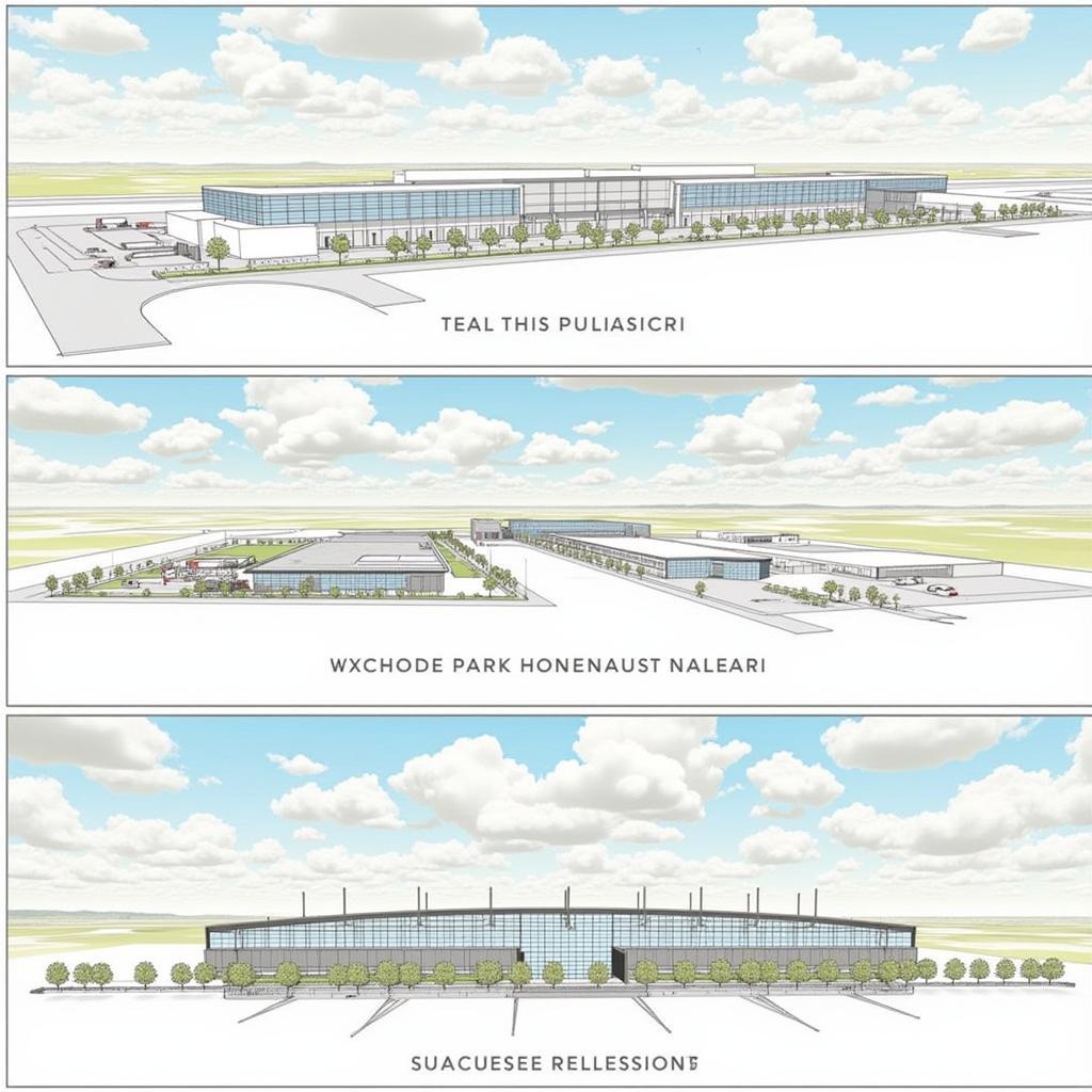 Kalaburagi Airport Future Expansion:  Conceptual designs and plans for the future expansion of Kalaburagi Airport, illustrating the vision for increased capacity and enhanced facilities.