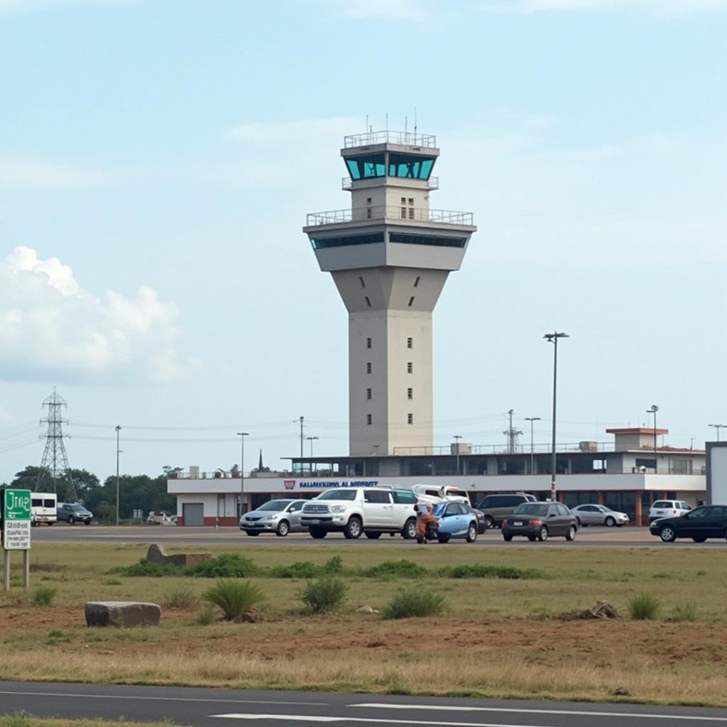 Kalaikunda Airport Control Tower Managing Air Traffic