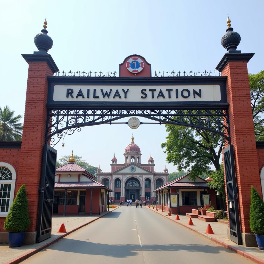 Kalka Railway Station Entrance