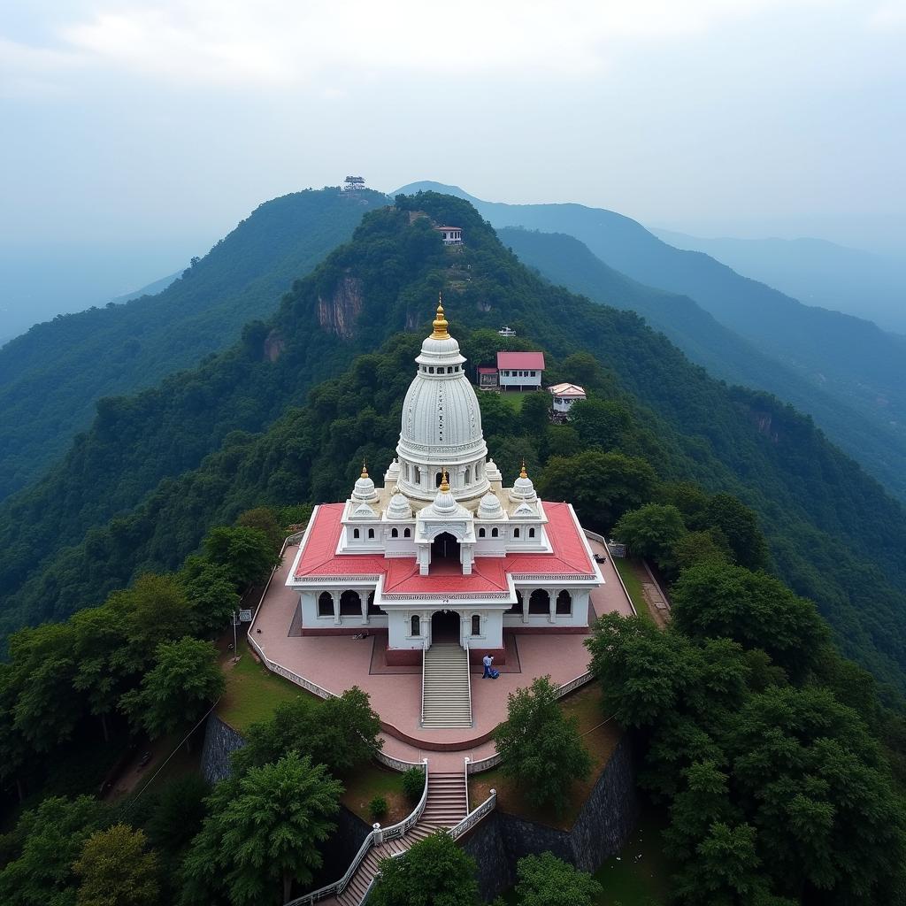 Aerial View of Kamakhya Devi Temple