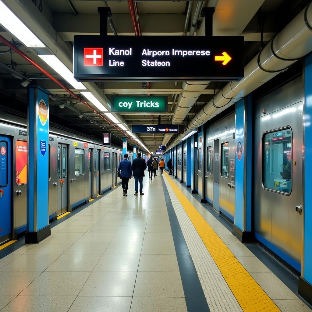 Karol Bagh Metro Station - Airport Express Line