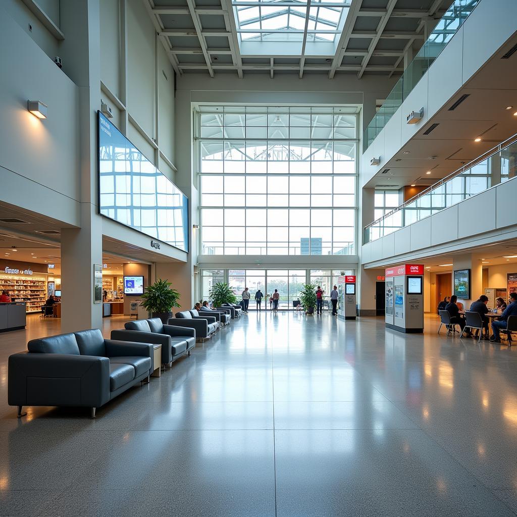 Modern Kashi Airport Terminal