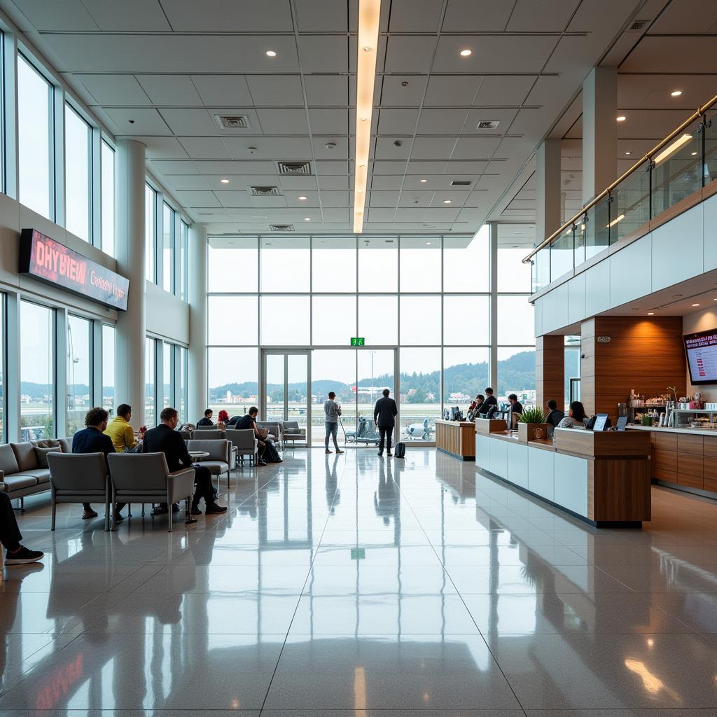 Interior view of KCZ Airport