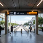 Kempegowda Airport Metro Station Entrance