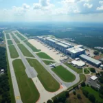 Kempegowda International Airport Aerial View