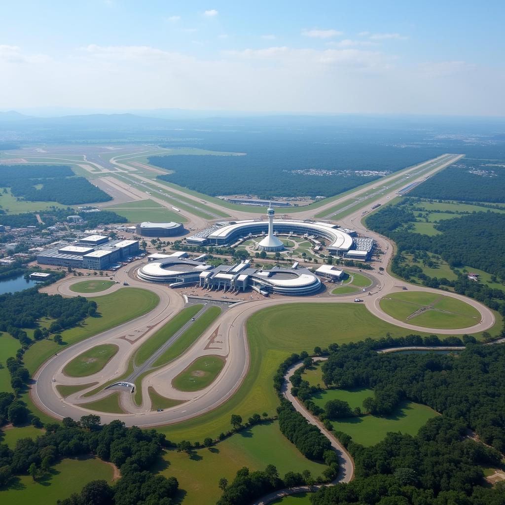 Kempegowda International Airport Aerial View